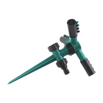 

Sprinkler Rotating Lawn Sprinkler Spike Base Garden Sprinkler Large Area Coverage Automatic Adjustable Water Sprinklers