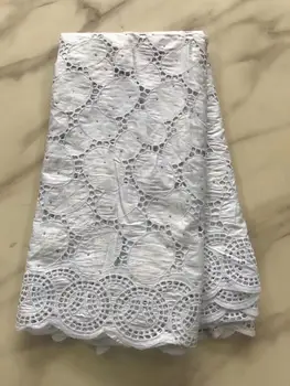 

African bazin riche fabric with brode Latest fashion embroidery bazin lace fabric with net lace 5 yards