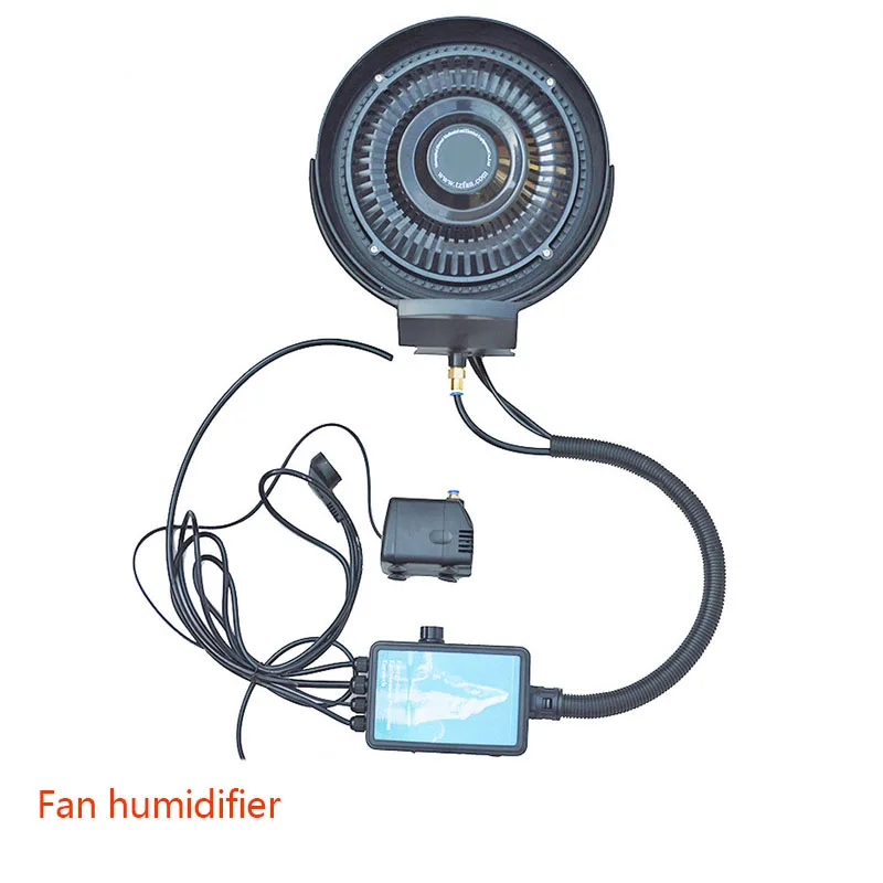 Industrial Fan Water Mister Atomization System Outdoor Humidification