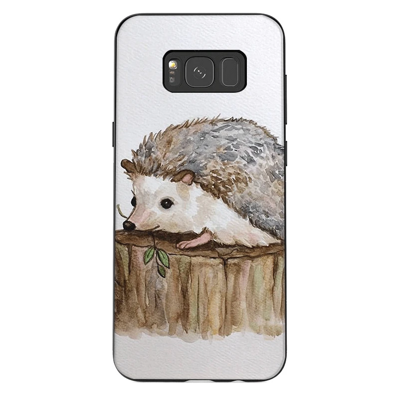B6 Мобильный чехол для телефона из термополиуретана для samsung Примечание 10 8 9 S6 S7 край S8 S9 S10 S10E плюс M10 M20 M30 M40 крышка Ежик - Цвет: B6