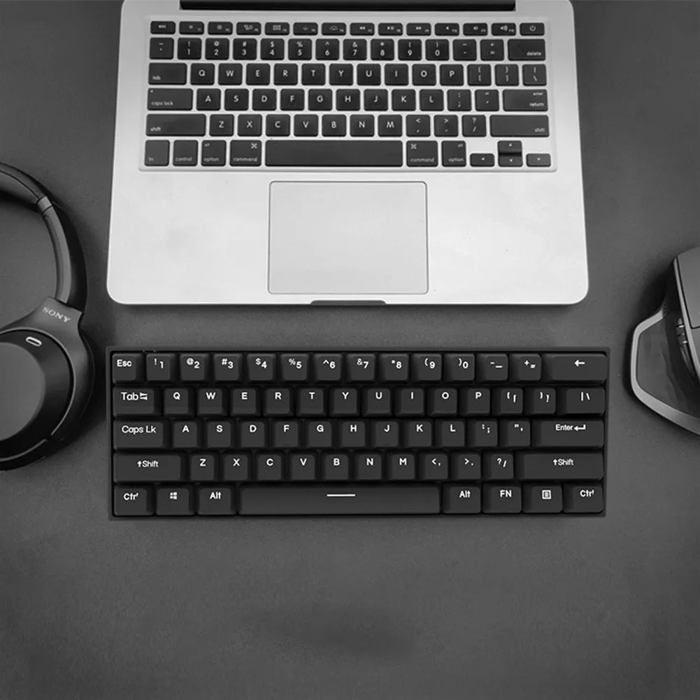 61 Ключ Bluetooth 4,0 офисный портативный Тип C ноутбук ПК аксессуар ноутбук RGB игровая Беспроводная подсветка механическая клавиатура USB