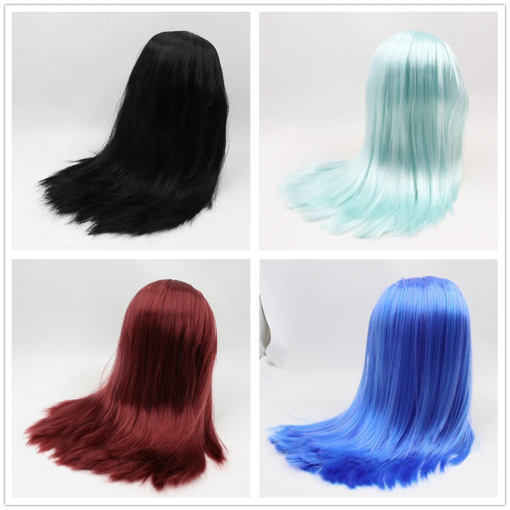 

1/6 factoy blyth doll icy doll RBL wig only, rbl scalp and dome, straight hair