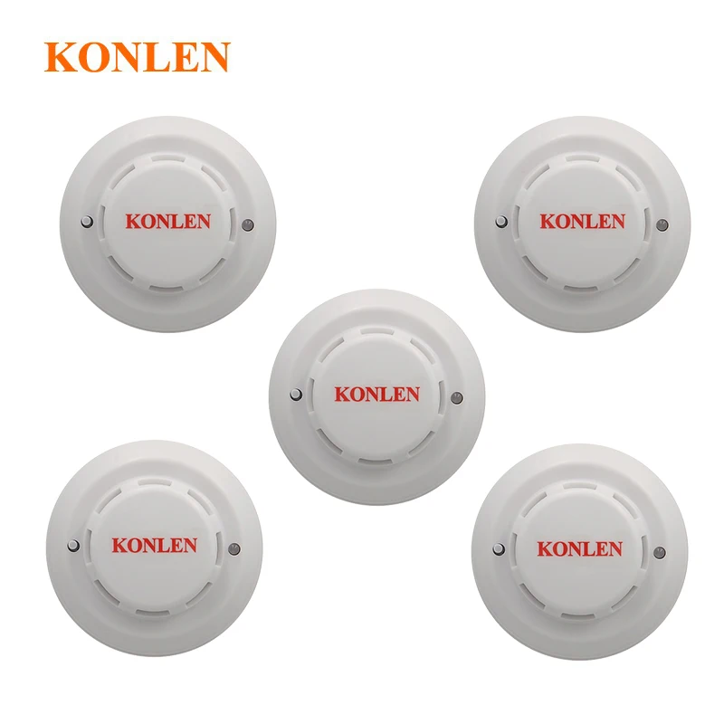 KONLEN 12V 24V датчик дыма коптильня пожарная сигнализация огонь пожарный извещатель