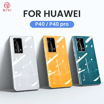 

DIVI Phone Case For Huawei P40/P40 Pro Ultra Thin Slim Soft TPU Silicone Cover Case For Huawei P40 Series Shockproof Phone Cover