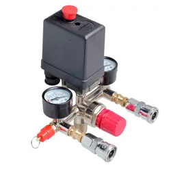 230 В переключатель давления воздушный коллектор для клапанов воздушный компрессор регулятор давления Регулятор давления с быстрым