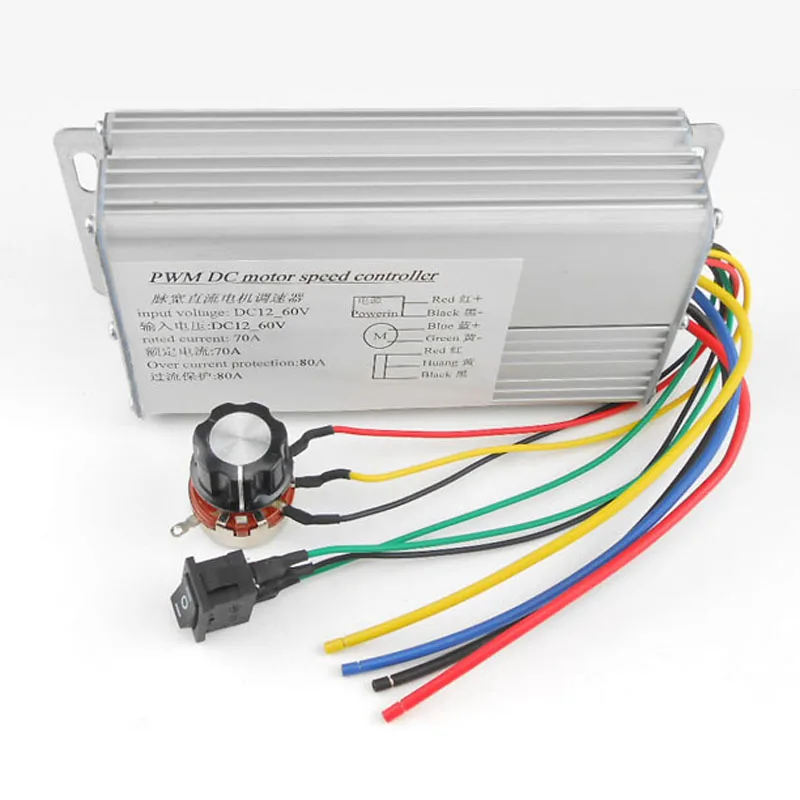 

1pc Motor speed controller DC 12V 24V 36V 48V Module Switch Replacement