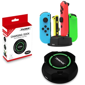 

Round Charing Station for Nintend Switch Joy-Con Type C Charger Cable Right Left Joystick for Nintendo NS Joy-Con LED Charger