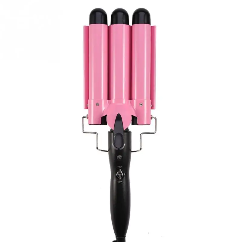 Hair Curling Iron Ceramic Triple Professional Triple Pipe Hair Curler Egg Roll Hair Styling Tools Hair Styler Wand Curler Irons