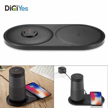 Беспроводное зарядное устройство быстрое для samsung Galaxy S9/S9+ S8 S7 Note 9 S7 Edge USB Qi зарядное устройство для-iPhone XS Max XR X 8 Plus