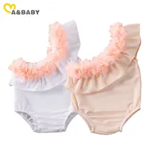 Женский летний купальник на одно плечо Ma & Baby, Раздельный купальник с оборками и цветочным принтом, пляжная одежда, купальный костюм, 0-24 м Женский летний купальник на одно плечо Ma & Baby, Раздельный купальник с оборками и цветочным принтом, пляжная одежда, купальный костюм, 0-24 м