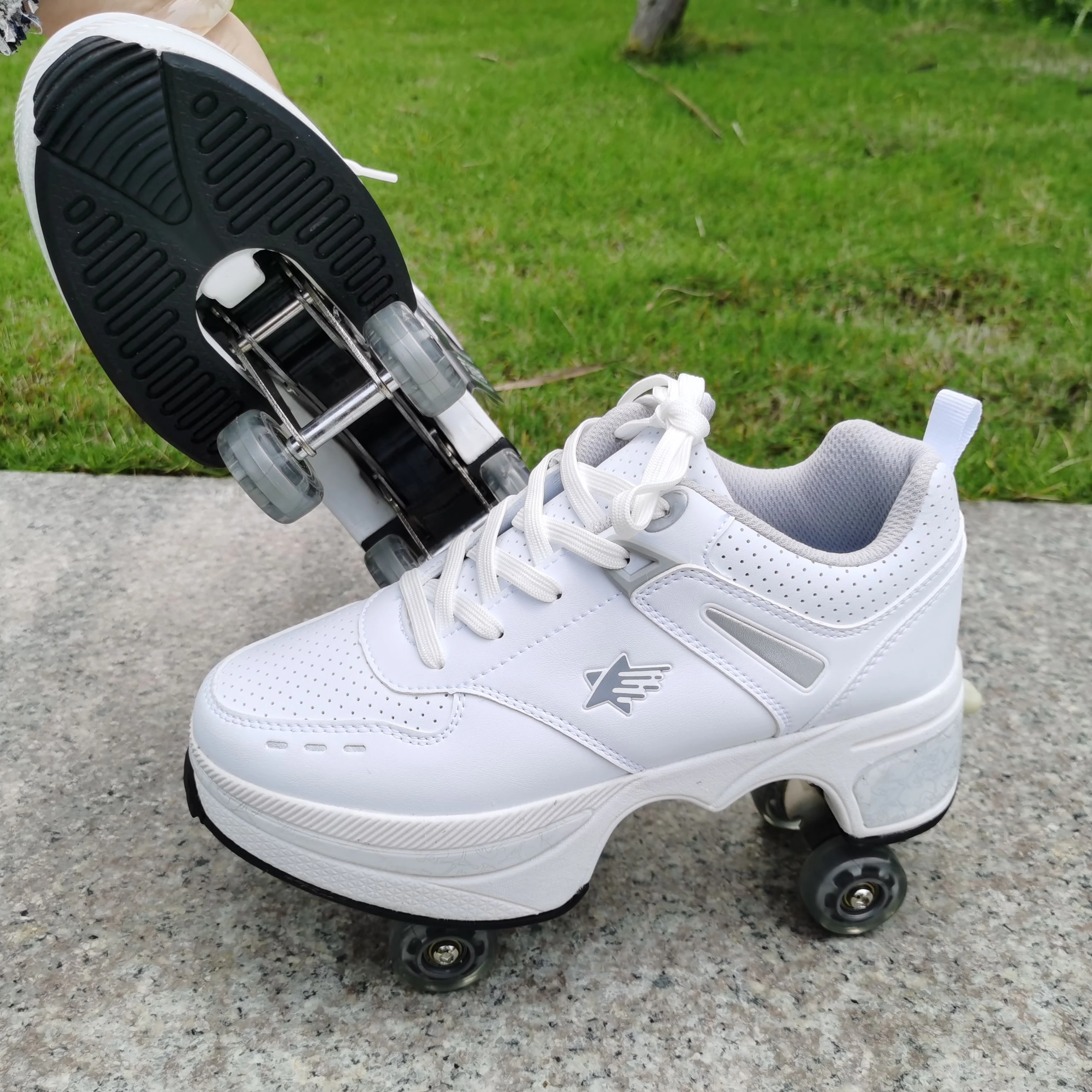 textuur opzettelijk blozen Roller Sneakers Vrouwen Rollerskates Voor Meisje Schoenen Met Wielen  Liangjiao|Sneakers voor vrouwen| - AliExpress