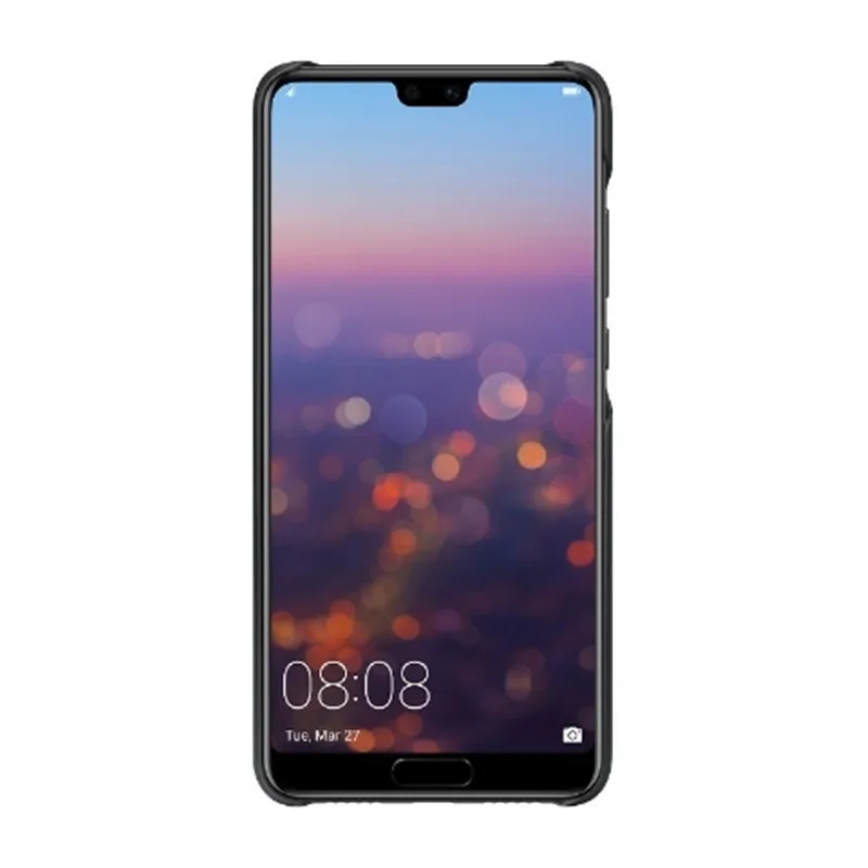 Кожаный чехол для HUAWEI P20 из углеродного волокна, защитный чехол из искусственной кожи, задняя крышка для телефона HUAWEI P20