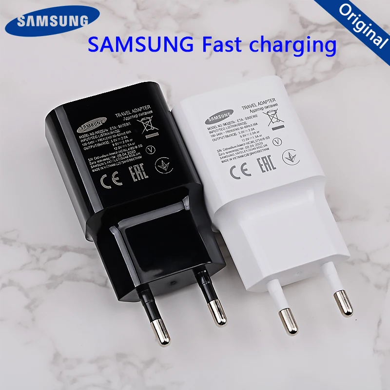 Оригинальное быстрое зарядное устройство Samsung QC3.0 EU адаптер для быстрой зарядки
