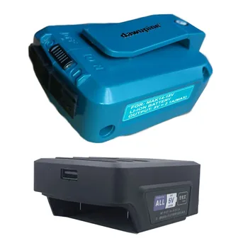 

dawupine ADP05 Adapter USB Device Charging treasure Connector for Makita 18V 14.4V Battery BL1830 BL1430 2Ah 3Ah 4.5Ah 5Ah 6Ah