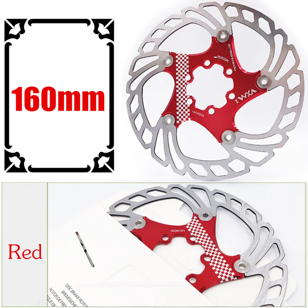 VXM колодки тормозного диска 140/160/180/203 мм велосипедный тормоз роторы MTB охлаждающий поплавок велосипед с дисковым тормозом аксессуаров поплавок колодки тормозного диска