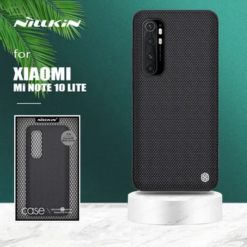 

for Xiaomi Mi Note 10 Lite Case Nillkin 3D Textured Nylon Soft Edge Slim Back Cover Phone Case for Xiaomi Mi Note 10 Lite Case