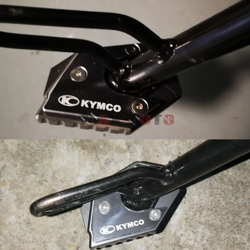 Для KYMCO Xciting 250 300 400 Xciting250 Xciting300 мотоциклетная боковая подставка увеличитель пластина подставка увеличение расширение с логотипом
