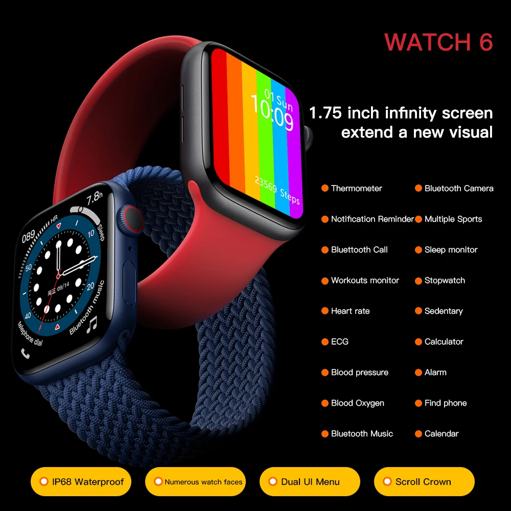 Xiaomi Smart Mi Watch GPS NFC WIFI ESIM Phone Call