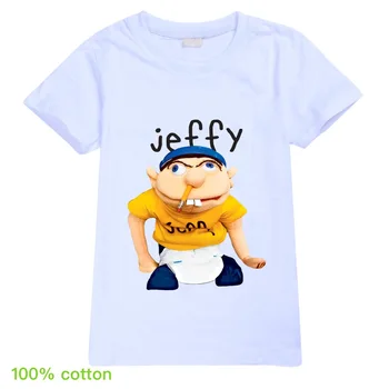 

2020 Summer New Arrival Jeffy Cartoon T Shirts Boys Print Cotton Fashion Kids Clothes Girls Tee Shirt Fille Camisetas Xxx