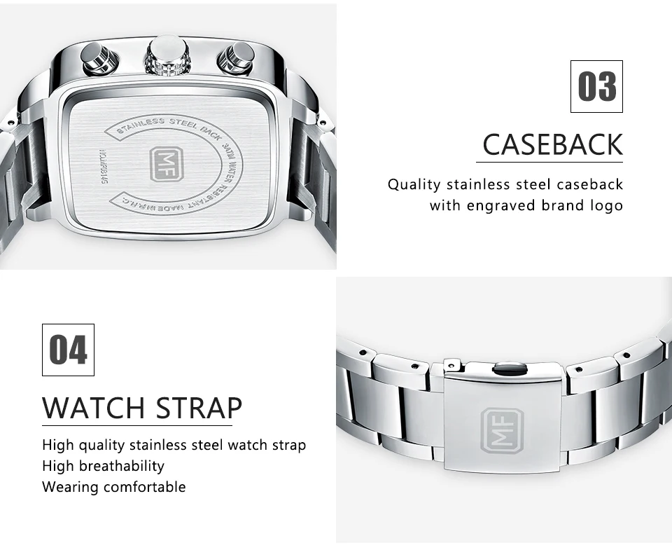 MINI FOCUS Quartz Watch for Men Waterproof_voghion.com