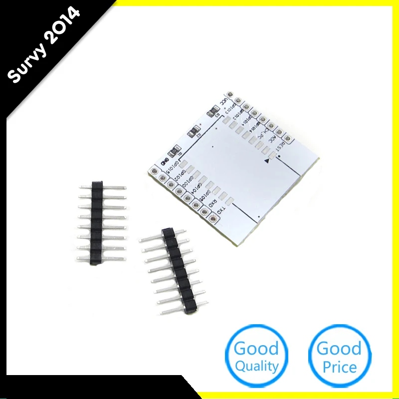 

Wireless WIFI Bluetooth module pin board conversion 1 PCS ESP8266 serial WIFI module adapter board for ESP-07ESP-08ESP-12