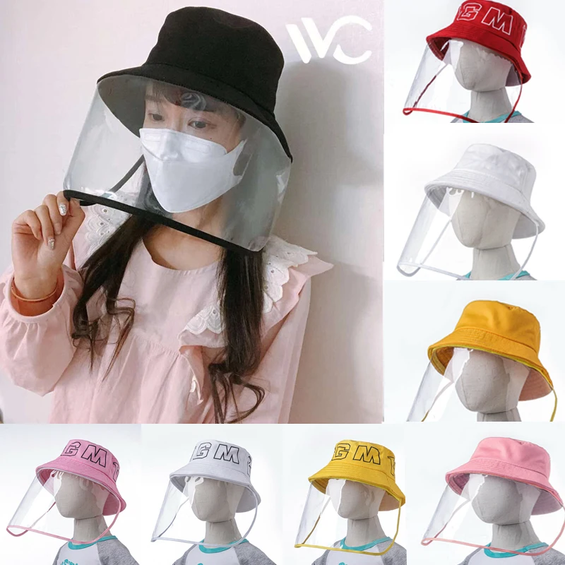 

Epidemic Protection Hat Anti Saliva Cap Face Shield Isolation Face Cover Hats Fisherman's Hat Anti Droplet Hat Covering Cap