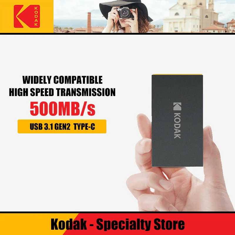 Kodak extrema SSD portátil 120G 240GB 480GB disco duro externo de 960GB SSD USB 31 HD SSD disco Dur