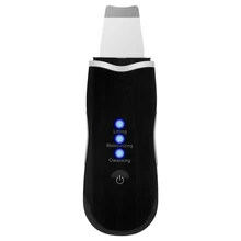 Скруббер кожи Электрический спа нежный прибор для удаления черных точек ультразвуковая поверхность глубокий очиститель шпатель уход за кожей Инструменты Массажер для лифтинга