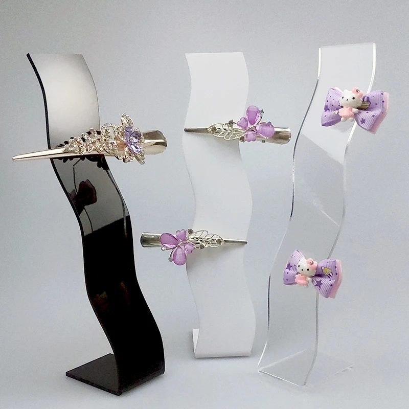 Fashion Acrylic Hair Clip Jewelry Hairpin Display Show Stand Holder Organiser BR 