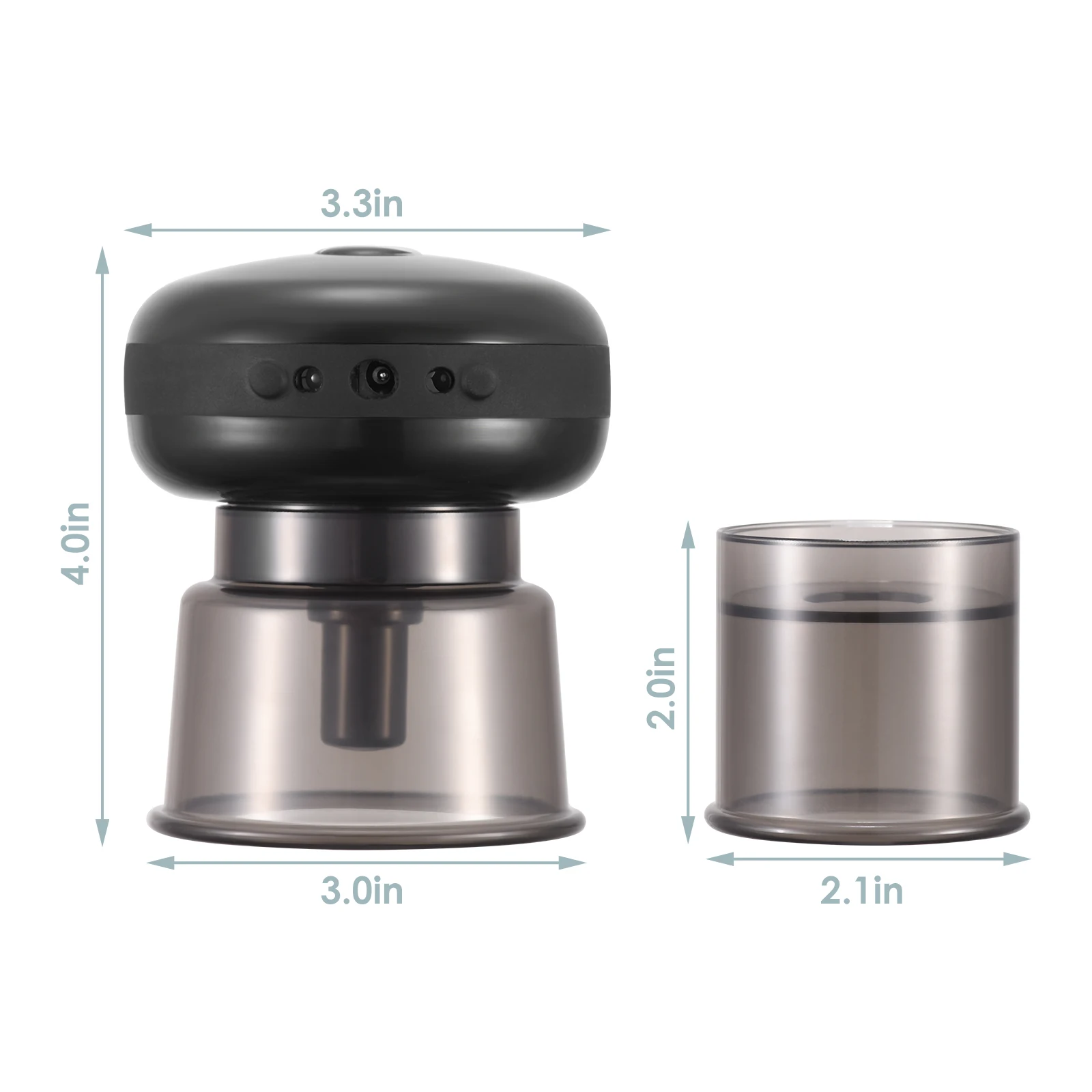 Electric Cupping Therapy Massager with Red Light Therapy Portable Rechargeable Adjustable Cupping Therapy Massage Tool Back Body