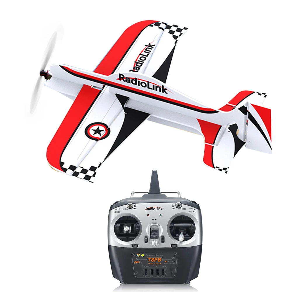 

Radiolink A560 560mm Wingspan Airplane 3D Fixed Wing RC Aircraft Multiple Flight Modes Light 2KM Flight Distance Drone RTF
