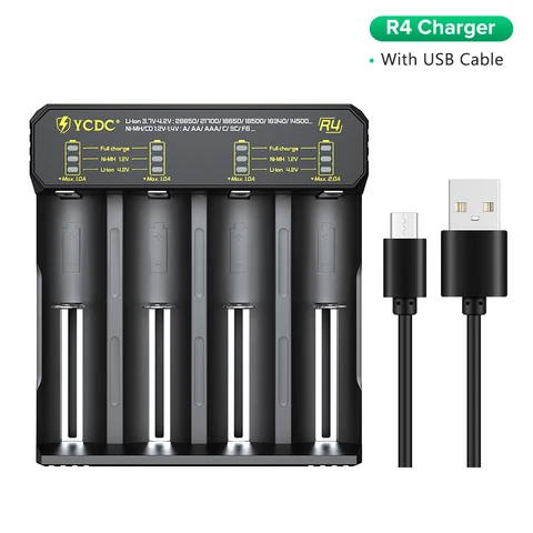 Battery Charger Universal 1.2V 3.7V For 18650/26650/18350/16340/18500/AA/AAA NiMH lithium battery Charger 5V 2A plug