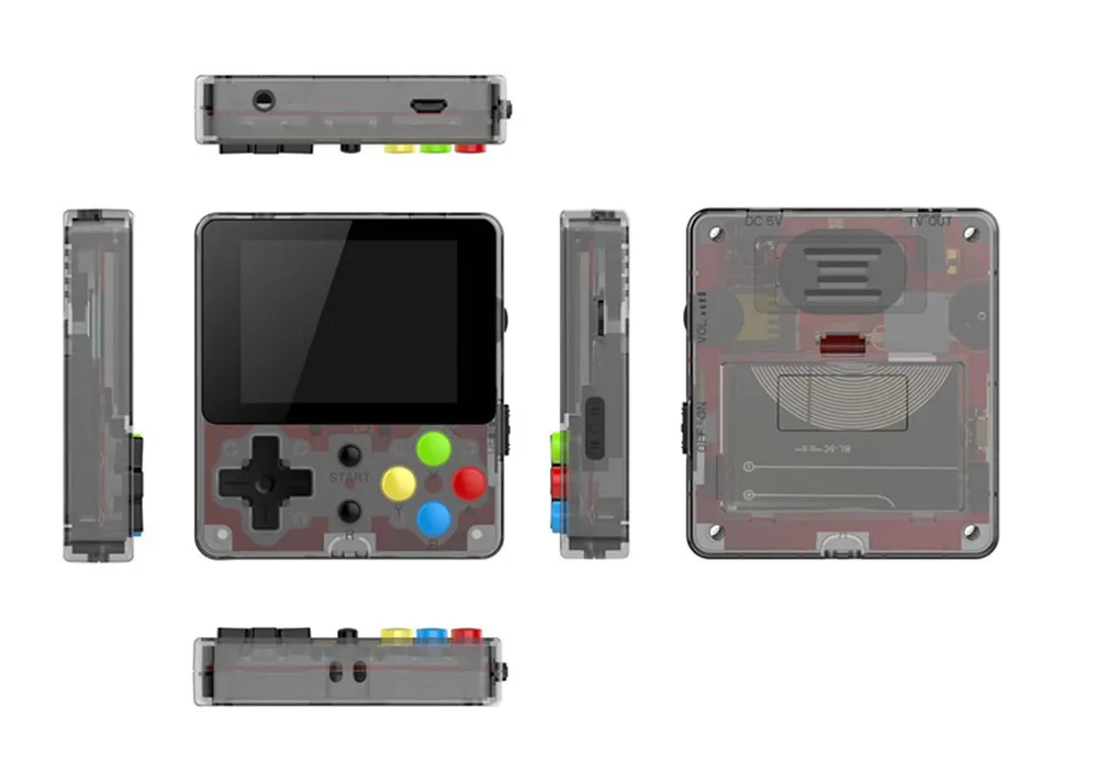 2.4 inch IPS screen 8-bit handheld built-in 188 mini game console 128M memory handheld game console