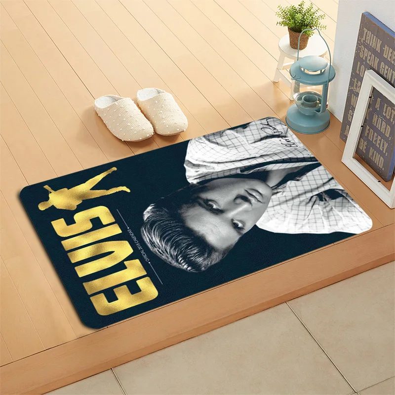 HEARMNY Star Presley Doormat Floor/Bath/Kitchen/Beach Mat Flannel Sponge Fabric 3D Printed Shaggy Custom Decoration For Bedroom - Цвет: 9