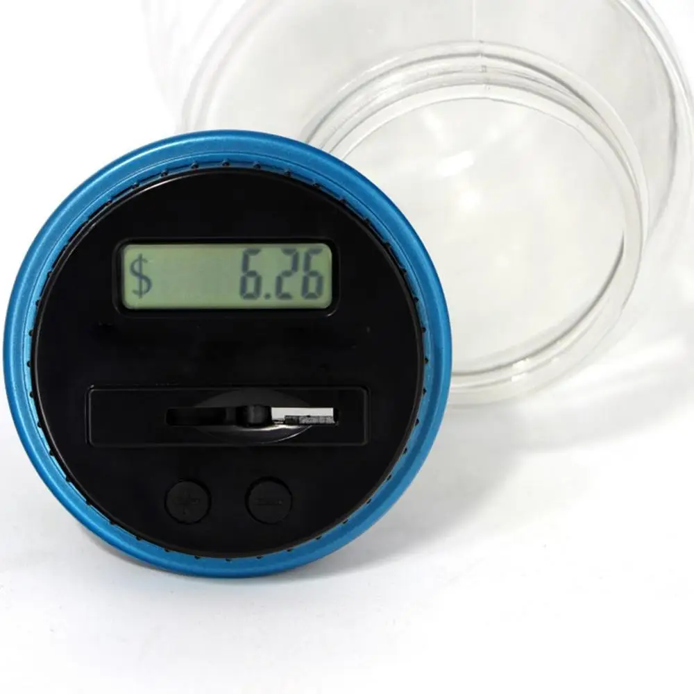 Piggy Bank Counter Coin Electronic Digital LCD Counting Coin ABS Money Saving Box Jar Coins Storage Box for Money Safe Dropshipp