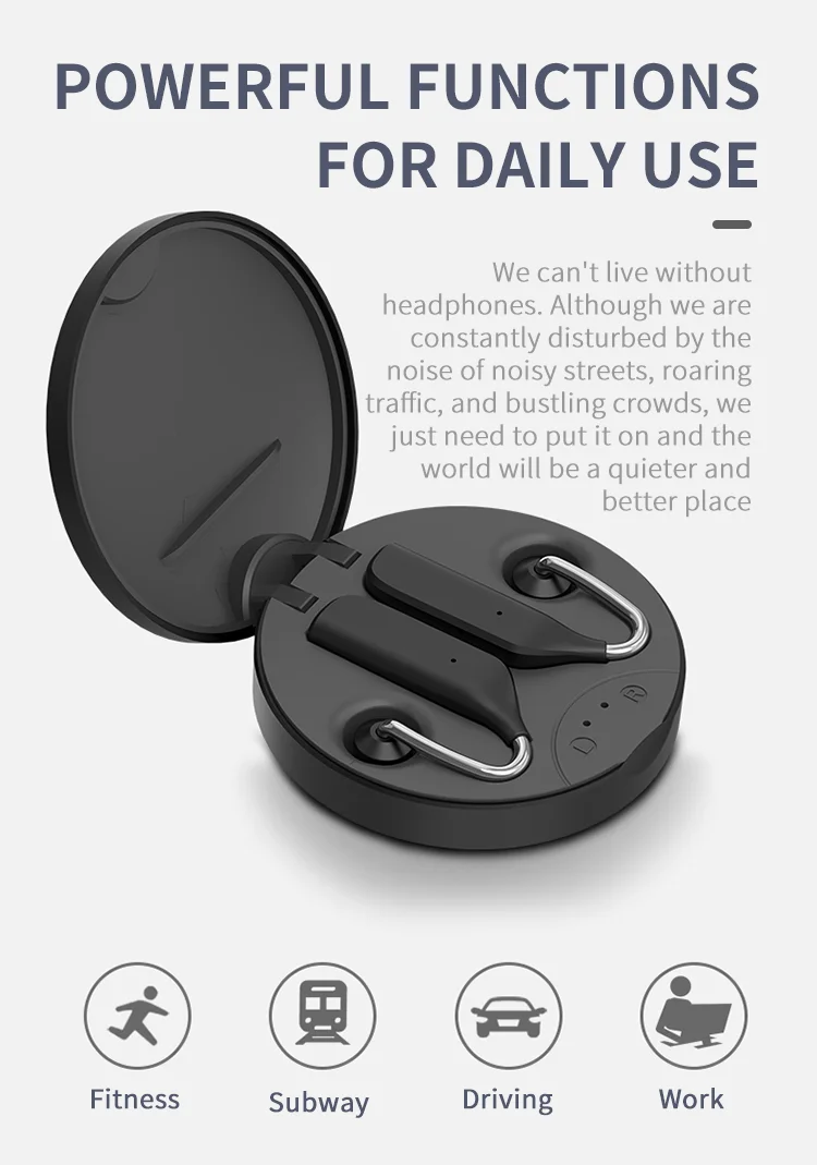 [ ] Новые настоящие беспроводные наушники bluetooth 5,0 stero A4 TWS HIFI наушники спортивные наушники для бега Поддержка iOS/Android