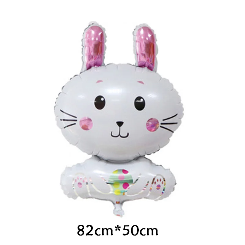 Easter Cartoon Rabbit Disposable Dinnerware Rabbit Shape Plate Cup Birthday Party Baby Shower Decoration Children Easter Favor images - 6