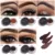 FOCALLURE Eyebrow Gel Cosmetics Enhancers With Brush Waterproof Long Lasting Brown Shade Профессиональный Женский Макияж Для Бровей