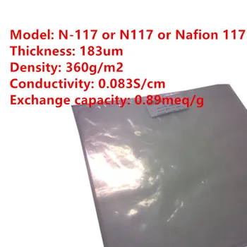 

For DuPont proton exchange membrane N117 perfluorinated sulfonic ion membrane Nafion 117 (10x10cm, 10x20cm, 20X20cm)