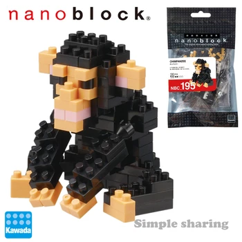

NANOBLOCK CHIMPANZEE MINI BRICKS PUZZLE 130 PIECES NBC-195