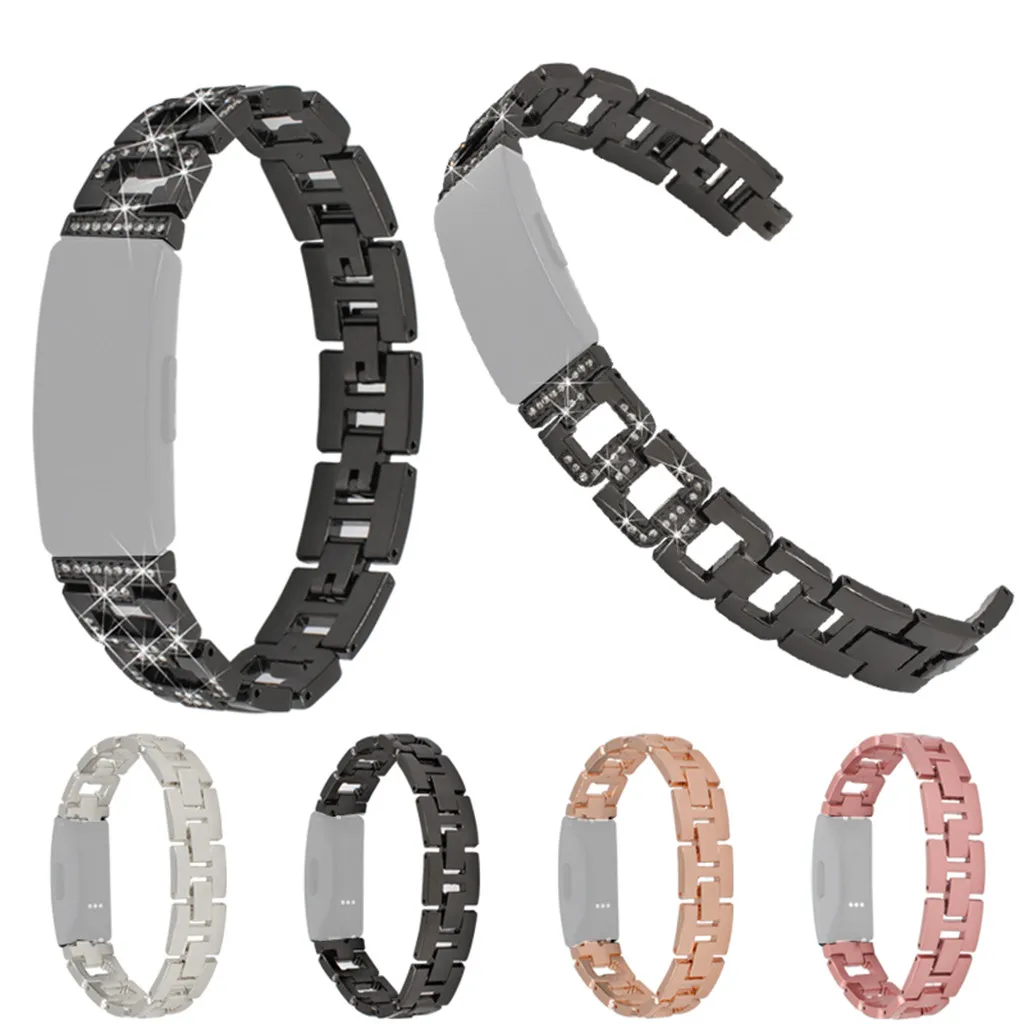 CARPRIE подходит для замены сплав, бриллиант ремешок с кристаллами для Fitbit Inspire/огнеупорные часы ремешок высокого качества мягкие часы ремешок Jy26