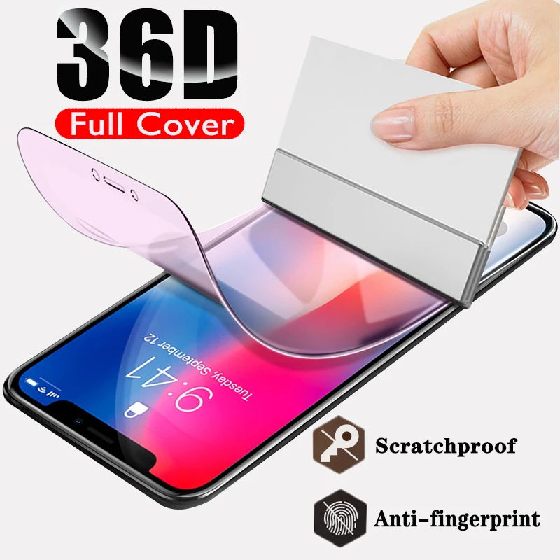 

36D Full Cover Hydrogel film For Redmi Note 8 7 Pro Screen Protecto For Xiaomi Redmi K20 6 9 9se 8 Lite 9T Note 8 Fim Not Glass