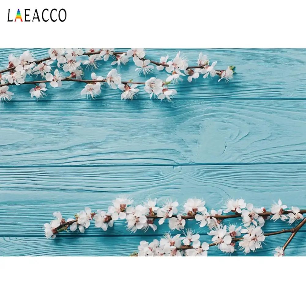 Laeacco цветок вишня фото фон день рождения фотосессия Новорожденный ребенок душ