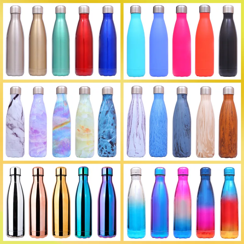 500ml Stainless Steel Vacuum Insulated Water Bottle Double Wall Thermos Flask G