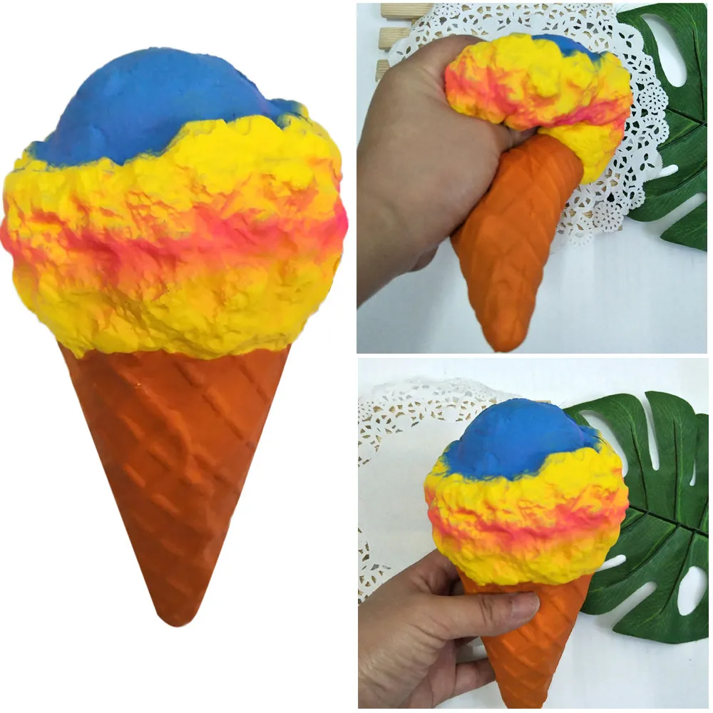 Slow Rising Ice Cream Cone Kids Toys window display photography props Kitchen Toy Simulation food toy kids gifts #B