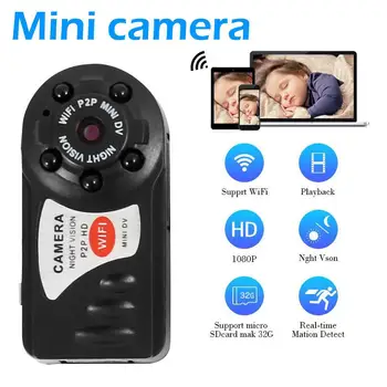 

1080P HD Mini WIFI Camera Video Audio Recorder Motion Detection Camcorder Wireless DVR DIY Security Camera