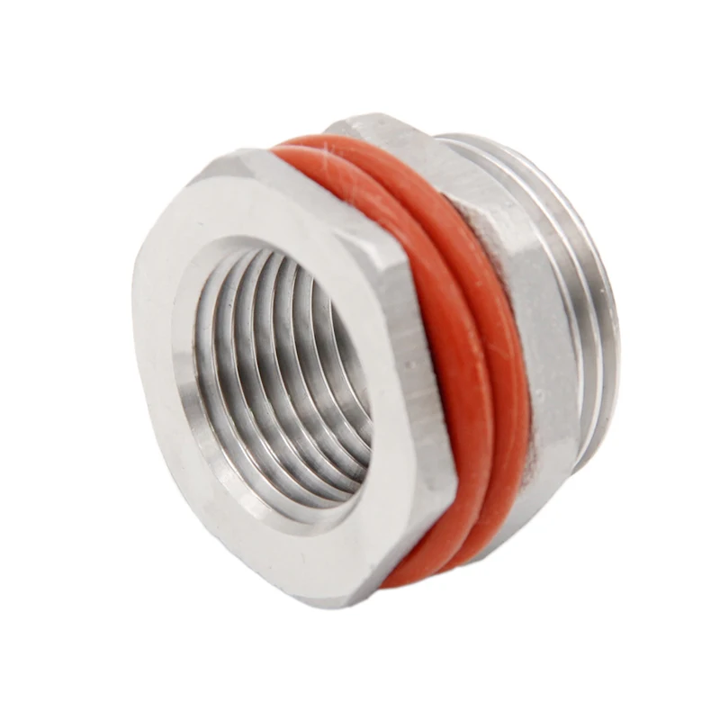 Stainless Steel ThruWall Weldless Bulkhead 1/2"NPT Food Grade