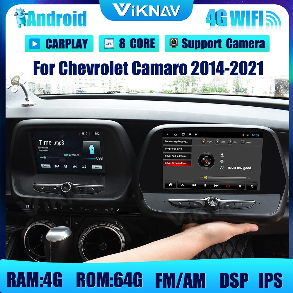

for Chevrolet Camaro 2014-2021 Android Car Radio With screen car head unit stereo DVD multimedia player GPS Navigation