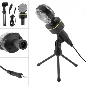 

Portable Multifunctional Computer Capacitive Microphone forLive Broadcas /Meeting/Speech with Detachable Bracket Connection Wire