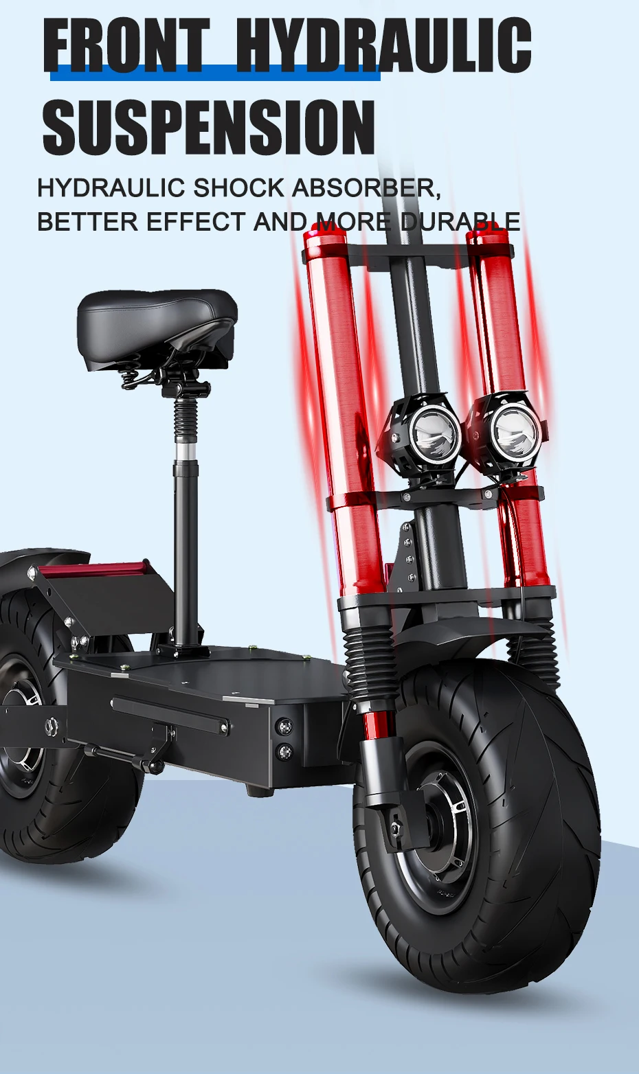 13inch Street Electric Scooter 60V 6000W scooter electric Dual Motor